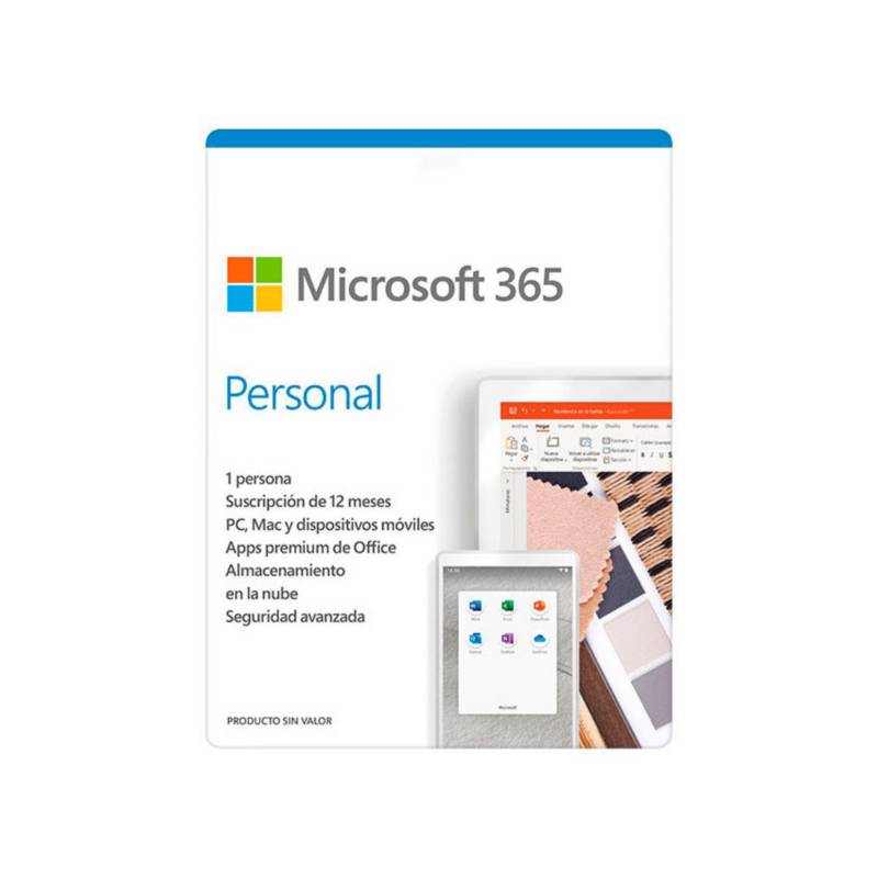 Microsoft programa office 365 personal 32/64 bits MICROSOFT 