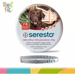 SERESTO - Antipulgas seresto collar para perros mayores de 8kg