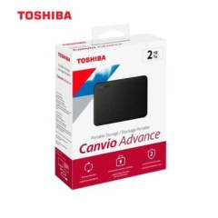 TOSHIBA - Disco Duro Toshiba 2TB Canvio Advance HDTCA20XK3AA  USB 3.0