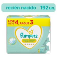 PAMPERS - Pampers Toallitas Húmedas Recién Nacido 192 unidades