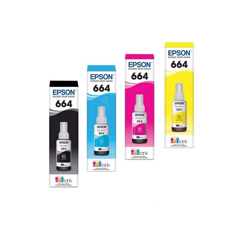 EPSON - Pack tinta 664 epson originales (4 tintas)