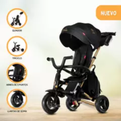 GENERICO - Triciclo Guiador Plegable para Niños  «NOVA» GOLDEN