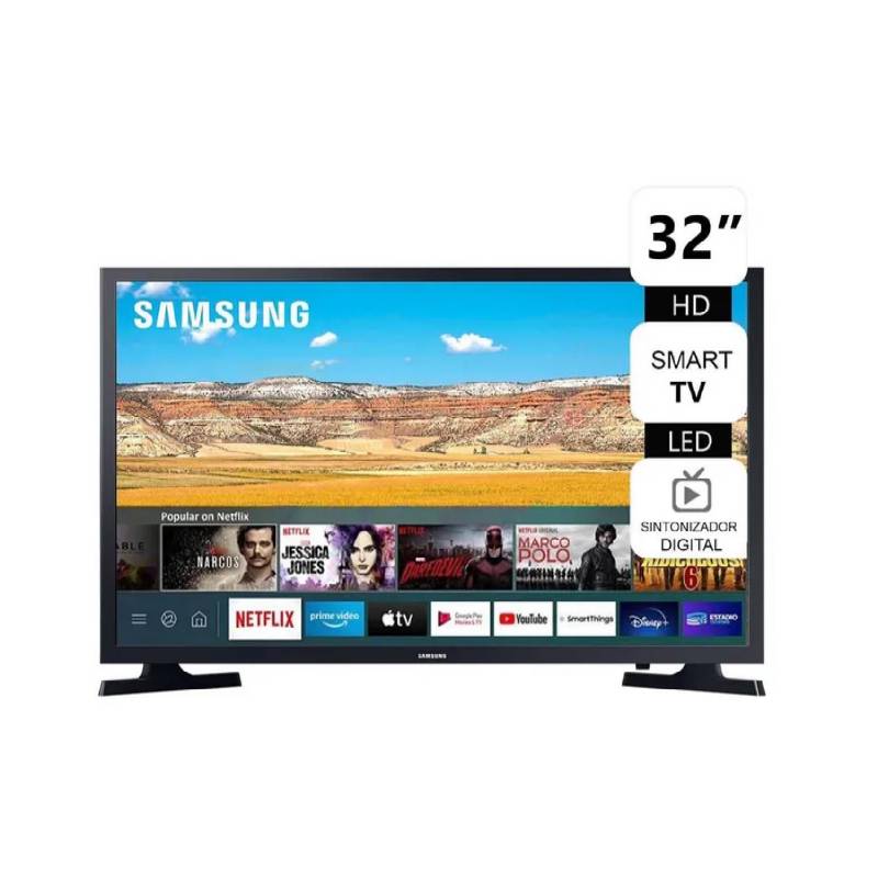 SAMSUNG - Televisor Samsung 32 Led SMART TV HD UN32T4300
