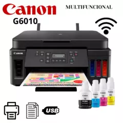 CANON - Impresora Multifuncional Canon Pixma G6010 Wifi Duplex