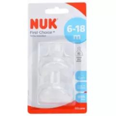 NUK - Nuk Tetina Silicona First Choice Para Leche Talla M 6-18 meses