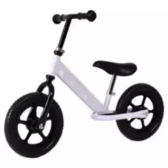 GENERICO - Bicicleta Para Niños Equilibrio Balance Sin Pedales Blanco