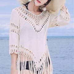 GENERICO - Salida De Playa Mini Vestido En Crochet edicion limitada