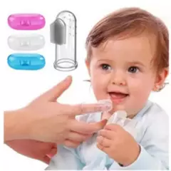 GENERICO - Cepillo bebes en silicona para encias y dientes
