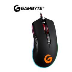 GAMBYTE - Mouse GAMBYTE Titan G GI-Titan, RGB, LED, USB, 7 Botones, Negro, Gamer