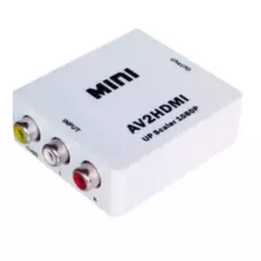 MINI - Convertidor Adaptador Video RCA AV a HDMI Full HD