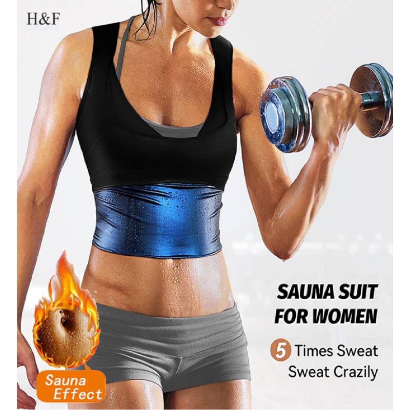 Faja Osmiotica Sauna Moldeador de Cintura Mujer Sweat Shaper L/XL