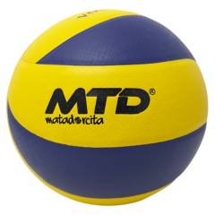 MTD - Pelota de Voley MTD Peso y Medida Balón Oficial - Amarillo