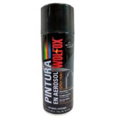 WOLFOX - Pintura en Spray Colores Básicos Negro Brillante 300 ml Wolfox WF0679