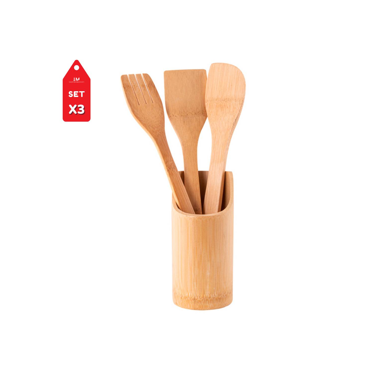 A Wise Choice utensilios de cocina de madera 
