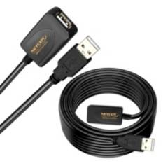 Cable Extensión USB 2.0 Activo Netcom Macho a Hembra 15 M