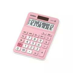 CASIO - Calculadora electrónica de 12 dígitos casio mx-12b - rosado