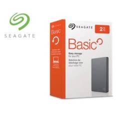 SEAGATE - Disco duro externo Seagate Basic STJL2000400, 2TB, USB 3.0/ 2.0