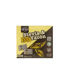 ONZA - Stevia con Yacón en polvo Onza caja x 100 sobres