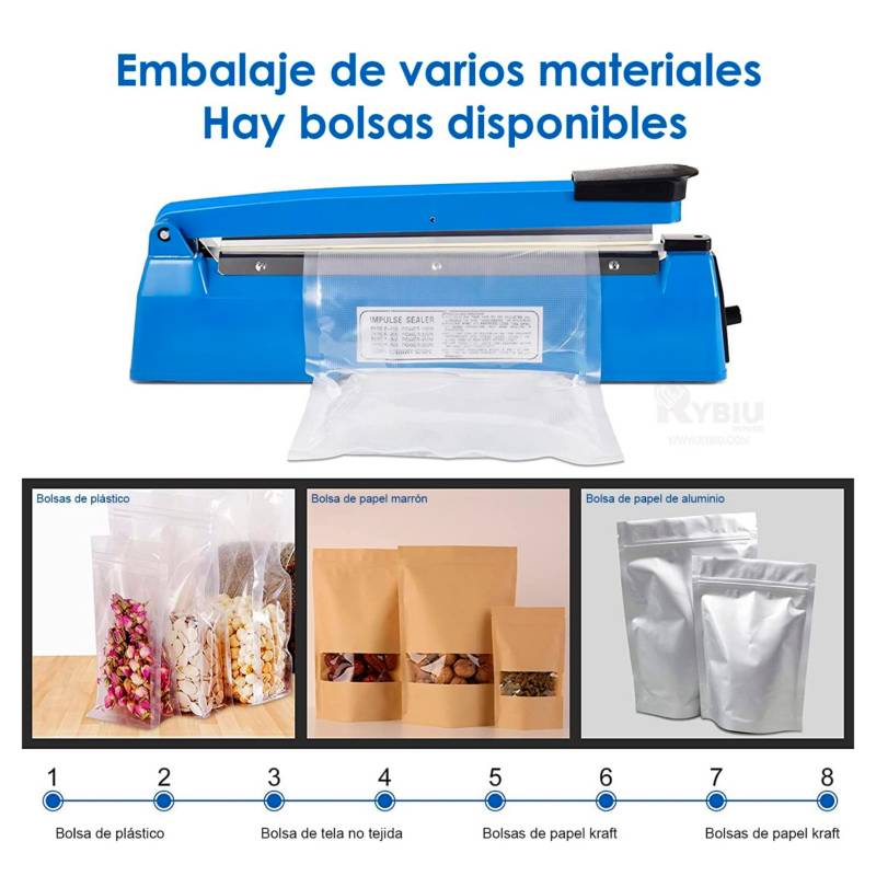 Selladora Bolsas Maquina Para Sellar Bolsas Selladora 30cm