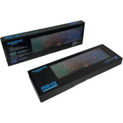 RAMKO - Teclado gamer con luces ramko r510 switch de membrana