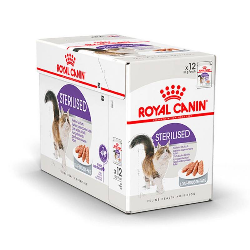 ROYAL CANIN - Paté para Gatos Esterilizados Royal Canin x12 85g.