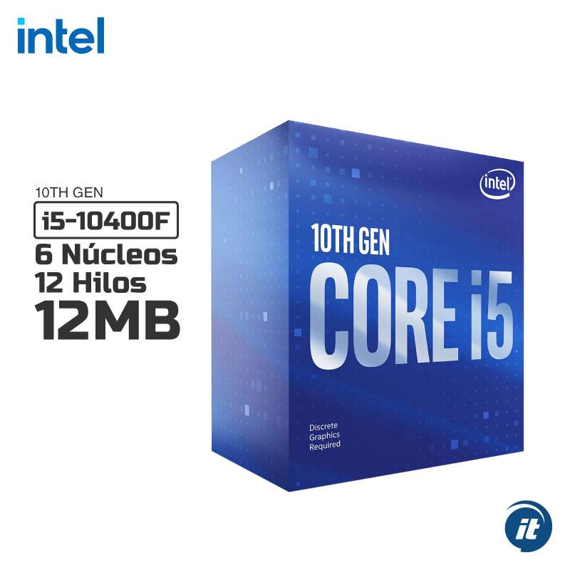 Procesador Intel I5 10400f 29ghz 12mb Lga1200 Bx8070110400f Intel 2806