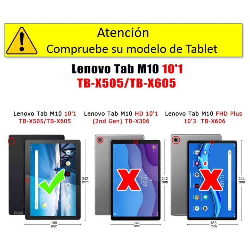 Mica de Vidrio para Tablet Lenovo M10 Plus Tb-x606