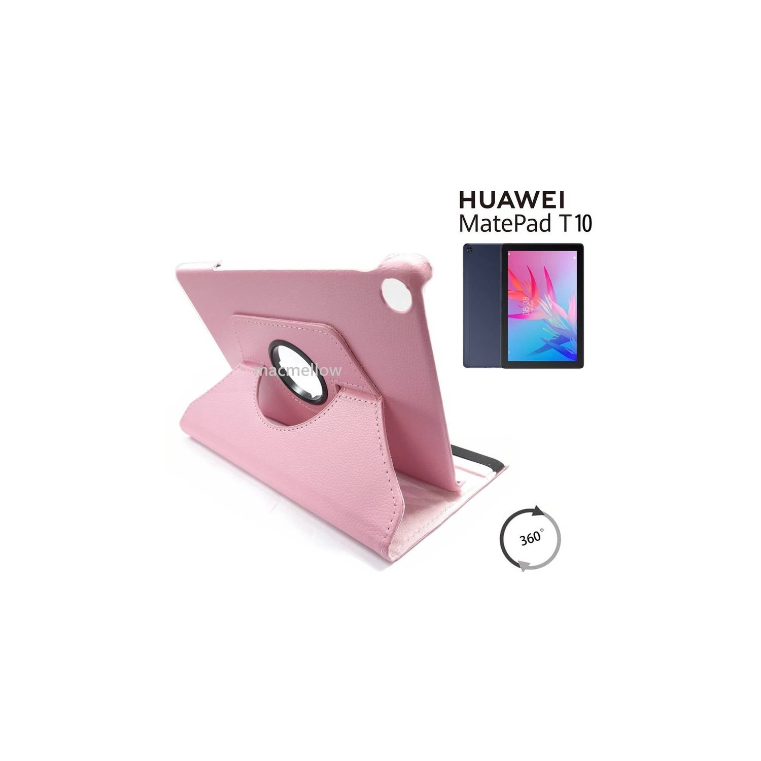 Theoutlettablet® Funda Giratoria 360º Para Tablet Huawei T5 10.1 Book  Cover Case Protección Delantera Y Trasera con Ofertas en Carrefour