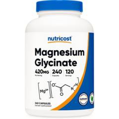 GENERICO - Glicinato Magnesio Magnesium Glycinate 240 Capsulas
