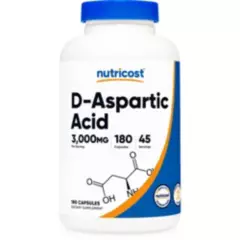 NUTRICOST - Acido Aspartico D Aspartic 180 capsulas