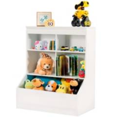 MINARI - Organizador de Juguetes Montessori Librero para Niños Melamina MA1