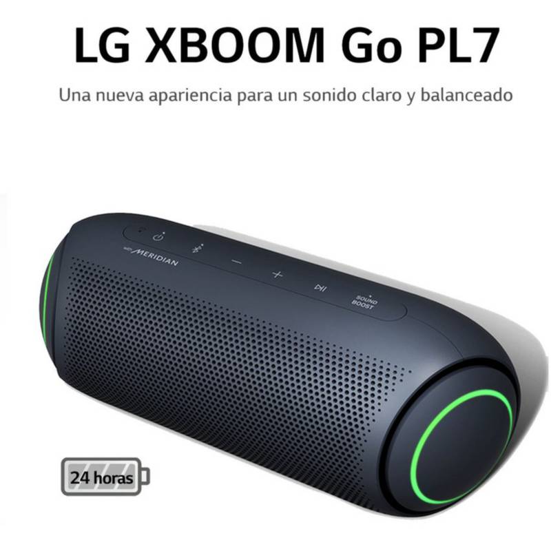 Parlante Bluetooth LG XBOOM Go PL7 con 30W de Potencia