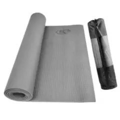 K6 FITNESS - Colchoneta Yoga Mat Con Bolso De 5mm K6 Gris