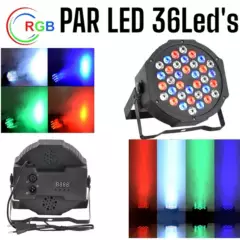 OEM - PAR LED 36 Proyector de 36 Luces de Colores LED Flat Par Light RGB
