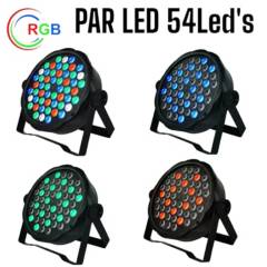 OEM - Proyector de 54 Luces de Colores LED Flat Par Light Par LED 54
