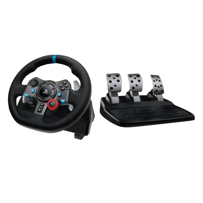 Timon Alambrico Logitech Driving Force G29 USB 2.0 para PS3 PS4 Negro  (Black)