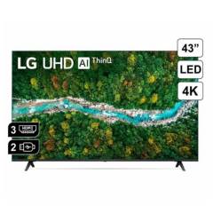 LG - Tv Led LG 43 UHD 4K Smart AI ThinQ 43UP7700PSB  - Negro