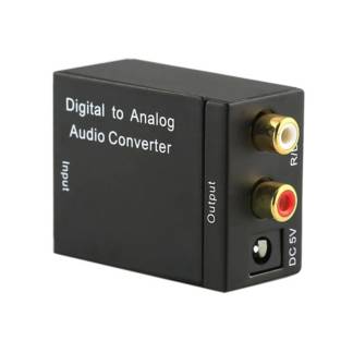 GENERICO - Convertidor de Audio Optico Digital a Rca Cable optico a rca