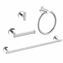 GENERICO - Cirlux - Set de 4 piezas de accesorios de acero inoxidable #304