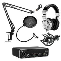 BEHRINGER - Behringer Set de estudio para Microfono accesorios interfaz de audio
