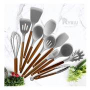 Set de Cucharones Utensilios de Silicona para Cocina Verde Claro 12PCS 528U  I Oechsle - Oechsle