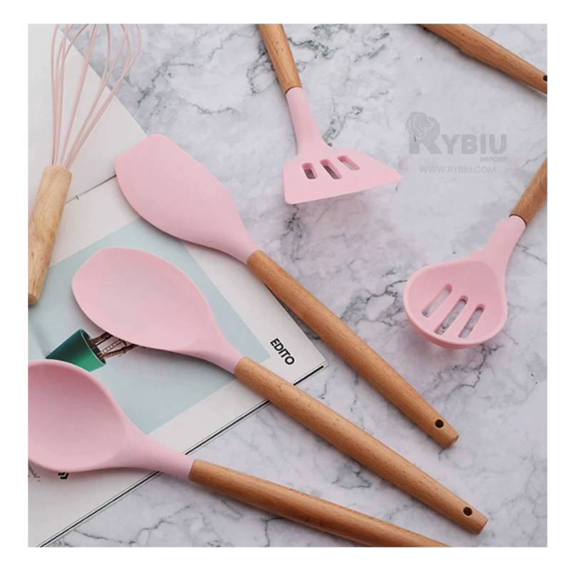 Juego de cucharones para cocina set de 6 GENERICO