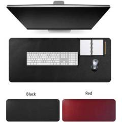 Desk Pad Negro Rojo 80x40