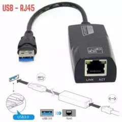 OEM - Tarjeta de Red Ethernet RJ45 con Cable USB 3,0 a Gigabit LAN para PC