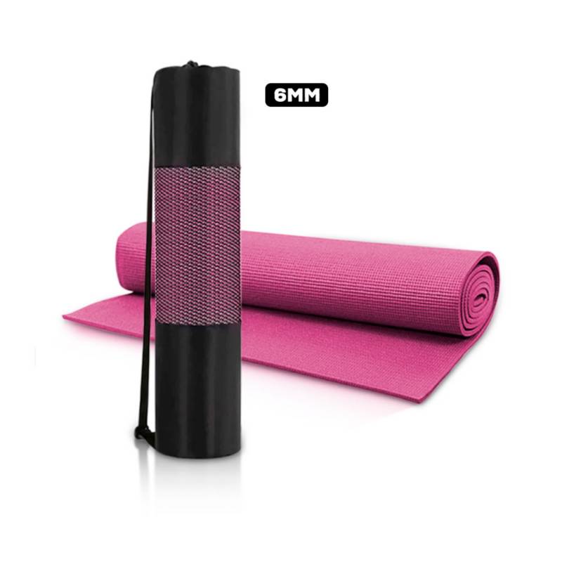 Colchoneta Mat de yoga MIR Rosa de 6mm – MIR Fitness
