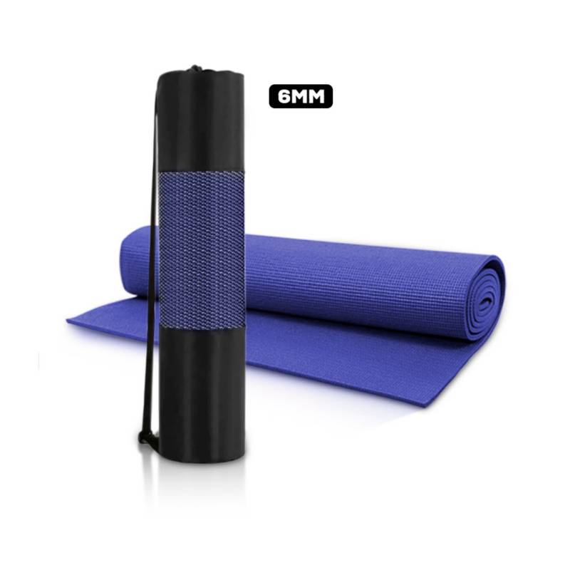 Colchoneta pilates/yoga Softee Deluxe grosor 6mm Azul