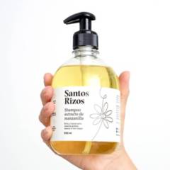 SANTOS RIZOS - Shampoo de Extracto de Manzanilla para Cabello Graso.