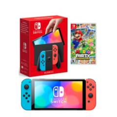 Consola Nintendo Switch Oled Neon Mario Party Superstars