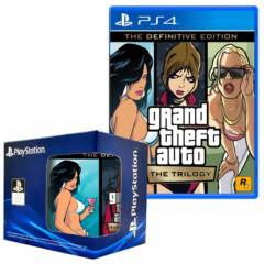 Grand theft auto trilogy definitive edition Playstation 4 + Taza