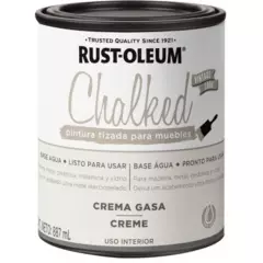 RUST OLEUM - Pintura tizada Chalked Crema Gasa Ultra Mate